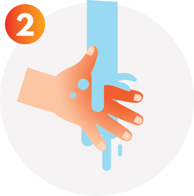 burns first aid step 2 cool the burn